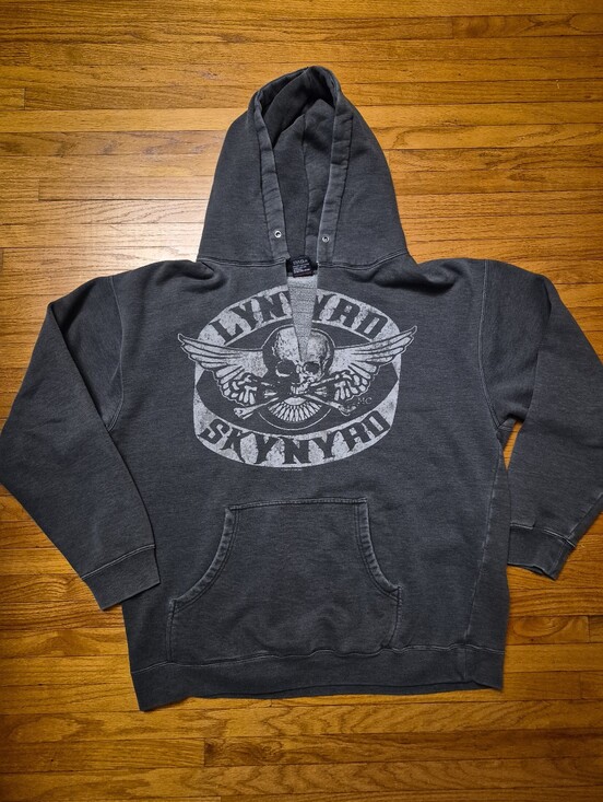 Fly On Inc Tops - Lynard Skynyrd Large Fly On INC. 2007  Hoodie Sweatshirt